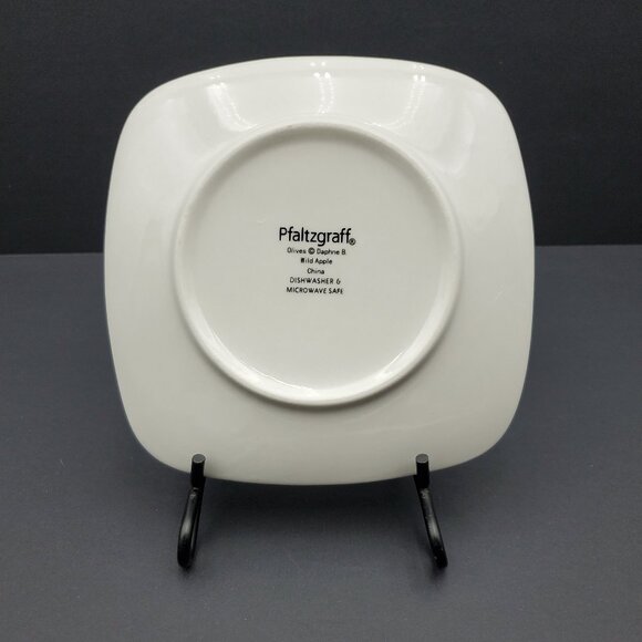 Pfaltzgraff Olives Appetizer Snack Canape Plates Italian Themed Plates - Picture 6 of 7